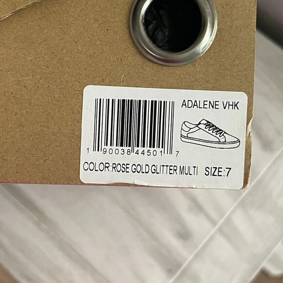 Vintage Havana NEW Adalene Rose Gold Glitter Womens Size 8 Kids Size 7 Fashion - Picture 7 of 7